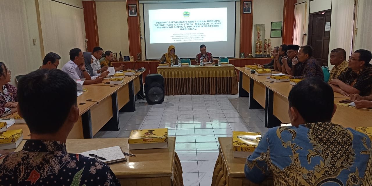 Rapat Koordinasi Penyelesaian Tukar Menukar Tanah Kas Desa Terdampak Proyek Strategis Nasional (1)