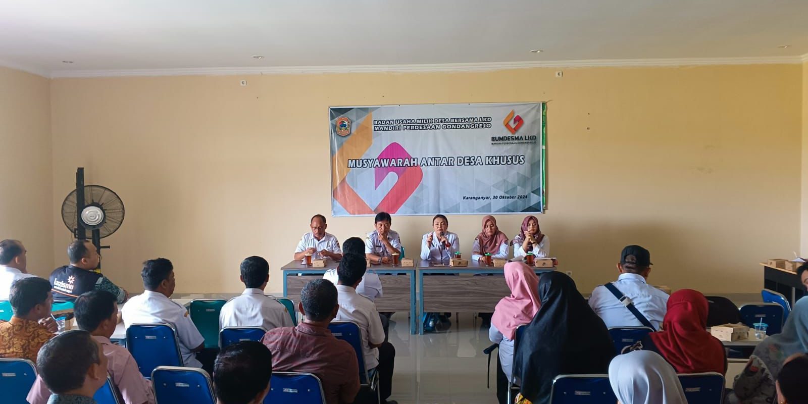 Musyawarah Antar Desa Bumdesma Mandiri Perdesaan Gondangrejo Bahas Penyalahgunaan Dana