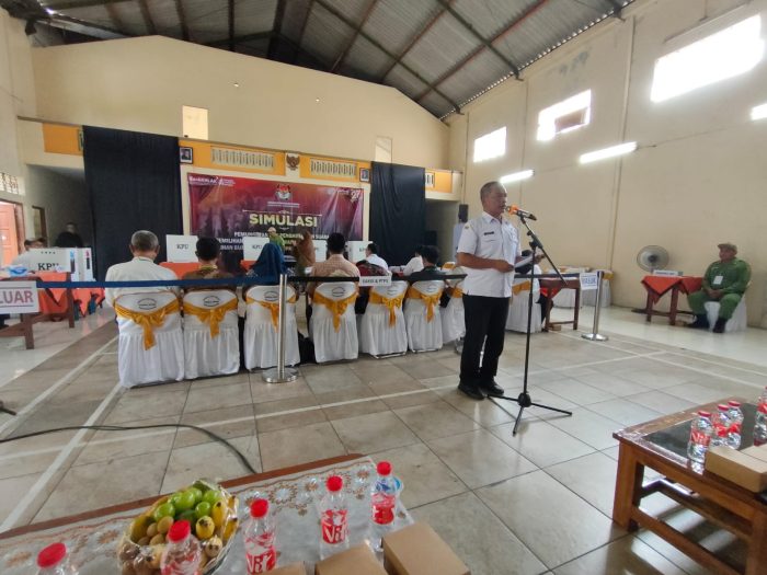 Simulasi Pemungutan dan Penghitungan Suara di Karanganyar Berjalan Lancar