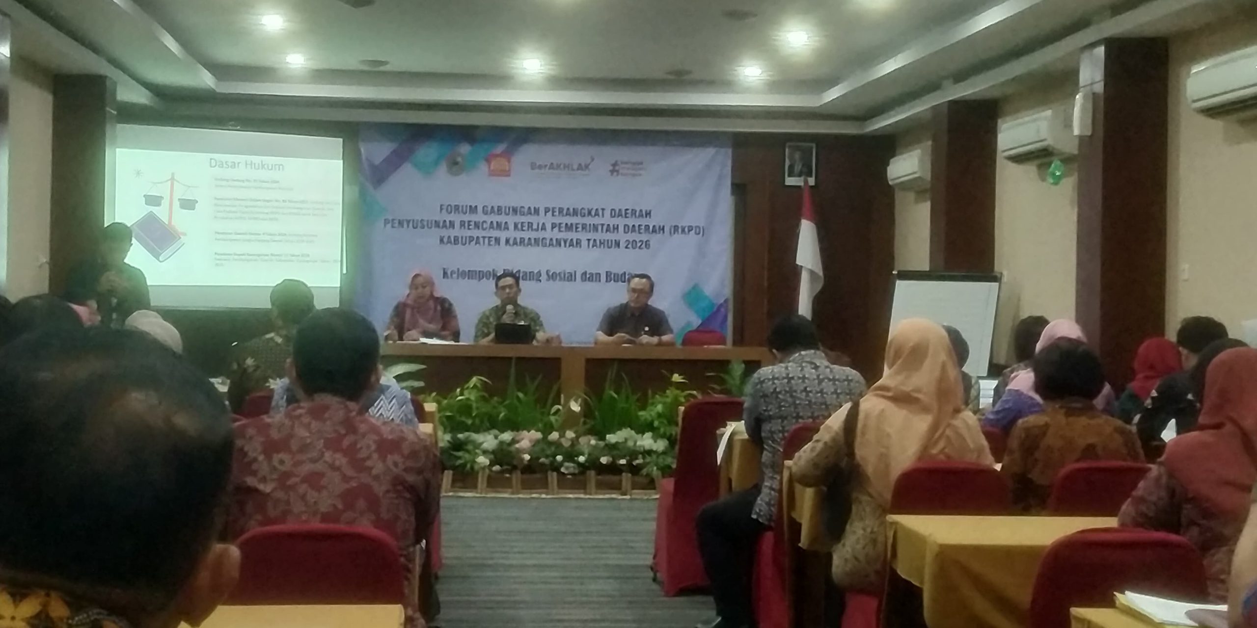 Dispermades Karanganyar Hadiri Forum Gabungan Perangkat Daerah Penyusunan RKPD Tahun 2026