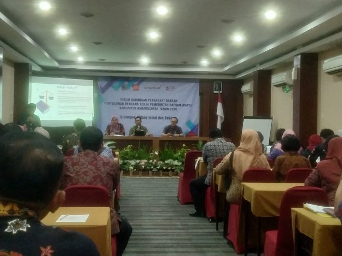 Dispermades Karanganyar Hadiri Forum Gabungan Perangkat Daerah Penyusunan RKPD Tahun 2026