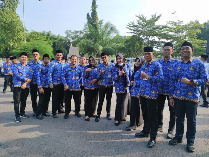 Dispermades Karanganyar Hadiri Upacara Hari Otonomi Daerah XXIX Tahun 2025